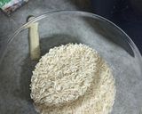 A picture of step 1 of Jeera Rice.