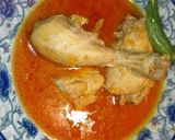 A picture of step 6 of Chicken Qorma.