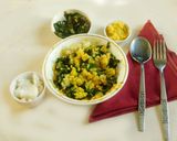 A picture of step 3 of Broccoli rabe rice.