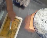 Foto del paso 1 de la receta: Milanesa de pescado y arroz con azafrán y choclo