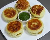 A picture of step 8 of Idli sandwich.
