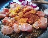 Coloured chicken stir fried rice recipe step 1 photo