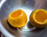 A picture of step 1 of Kheer komola.