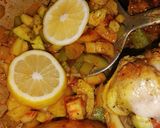صورة لخطوة 3 من وصفة يخنة دجاج بالخضار 🍗🍆🥬🧅🍅