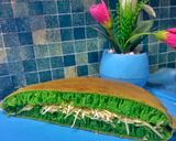 Foto langkah ke 10 dari resep MARTABAK MANIS (TERANG BULAN) PANDAN TEFLON ♥.