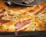 A picture of step 3 of Toad in the hole.