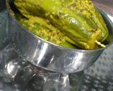A picture of step 1 of Paneer stuffed pointed gourd.
