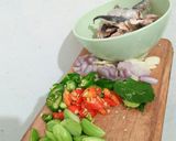 Foto langkah ke 8 dari resep Cumi asin cabe ijo.