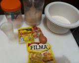 Foto langkah ke 1 dari resep Roti jabrig isi selai dan dipanggang.