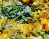 A picture of step 6 of Panipuri.