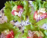 A picture of step 5 of Lettuce Salad Packet.