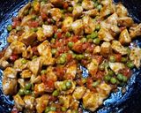 A picture of step 3 of Potato chicken pie(shepherd's pie).