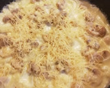 Foto del paso 4 de la receta: Papas a la crema con cebolla y champiñones