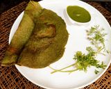 A picture of step 6 of Green moong Dosa.
