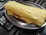 Foto del paso 3 de la receta Arrollado (pionono) de jamón y queso (fácil)