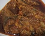 A picture of step 2 of Ekuru sauce.
