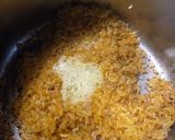 A picture of step 1 of Smoked Beef Sausage and Yellow Rice.
