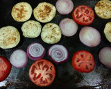 Foto del paso 1 de la receta: Torre de vegetales a la plancheta