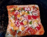 A picture of step 5 of Vegetable Bread Toast.