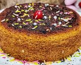 A picture of step 10 of Eggless Mawa wheat flour cake.