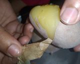 A picture of step 5 of Papri chaat.