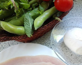 Foto del paso 1 de la receta: Ensalada de habas frescas con pollo asado