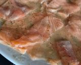 A picture of step 2 of Salmon or Pollock Carpaccio 😀.