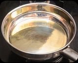 A picture of step 1 of Raw Mango Thokku.