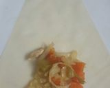A picture of step 3 of Mix Stir-fry Spring Roll🌯.