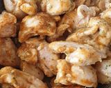 A picture of step 3 of Kadhai Chicken.