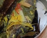 Foto langkah ke 11 dari resep Pepes ikan mas bungkus daun.