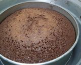 Foto langkah ke 4 dari resep Kue Ulang Tahun 2 tingkat Sederhana.