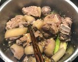 Hình bước làm 2 của món Đuôi bê/bò um sả