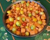 Une image de l'étape 8 de Melon au poivre de Sichuan,tomates cerises et tomates poires.