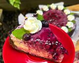 Foto langkah ke 8 dari resep Blueberry Cheese Cake (No Bake No Gelatine) 🍰🫐🌱.
