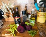 Foto del paso 1 de la receta: Carpaccio de Betabel con queso parmesano