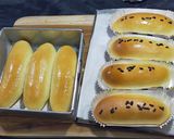 Foto langkah ke 15 dari resep Hotdog Bun metode sponge n dough.