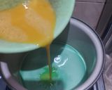 Foto langkah ke 2 dari resep Pudding Kulit Roti Tawar Kurma Pandan.