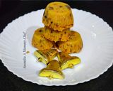 A picture of step 3 of Ghee residue mithai.