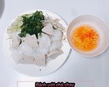 Hình bước làm 3 của món Bánh ướt chả chay