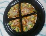Cheesey Pav Bhajji Pizza recipe step 7 photo