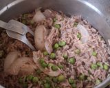 Foto del paso 2 de la receta: Arroz con caldo de frijol