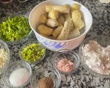 A picture of step 1 of Dilkhush Banana Paneer Tikki.