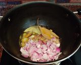 A picture of step 3 of Shrimp Masala.