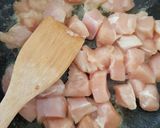 A picture of step 1 of Butter Chicken with Saffron Rice. 😁.