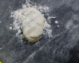 A picture of step 1 of Papri chaat.