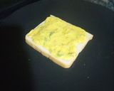 A picture of step 2 of Rava & mix mango veg toast.