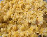 A picture of step 1 of Corn pattice.