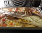 Foto del paso 8 de la receta Corvina al horno con lecho de patatas y cebolla