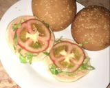 صورة لخطوة 2 من وصفة برجر دجاج المنزلي🍔